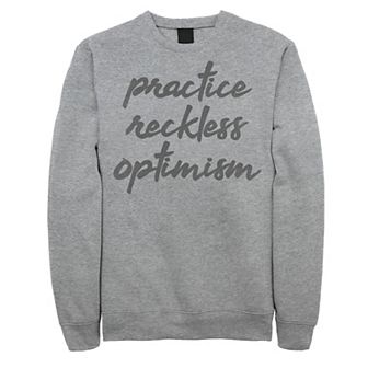 Men's Fifth Sun Reckless Optimism Script Sweatshirt