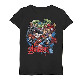 Girls 7-16 Marvel Avengers Group Poster Graphic Tee
