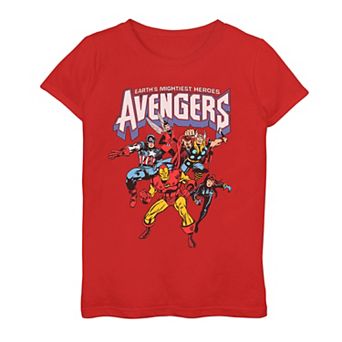 Girls 7-16 Marvel Classic Avengers Poster Graphic Tee
