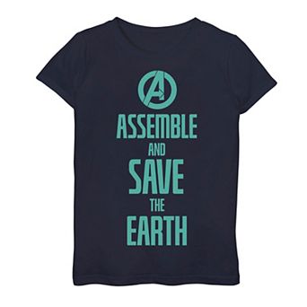 Girls 7-16 Marvel Avengers Save The Earth Graphic Tee