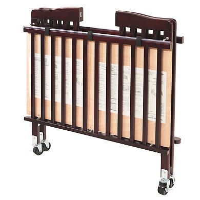 LA Baby Folding Compact Crib and Mattress
