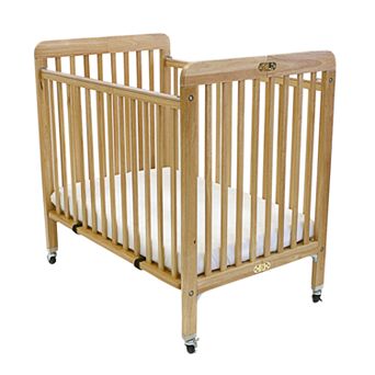 LA Baby Folding Compact Crib & Mattress