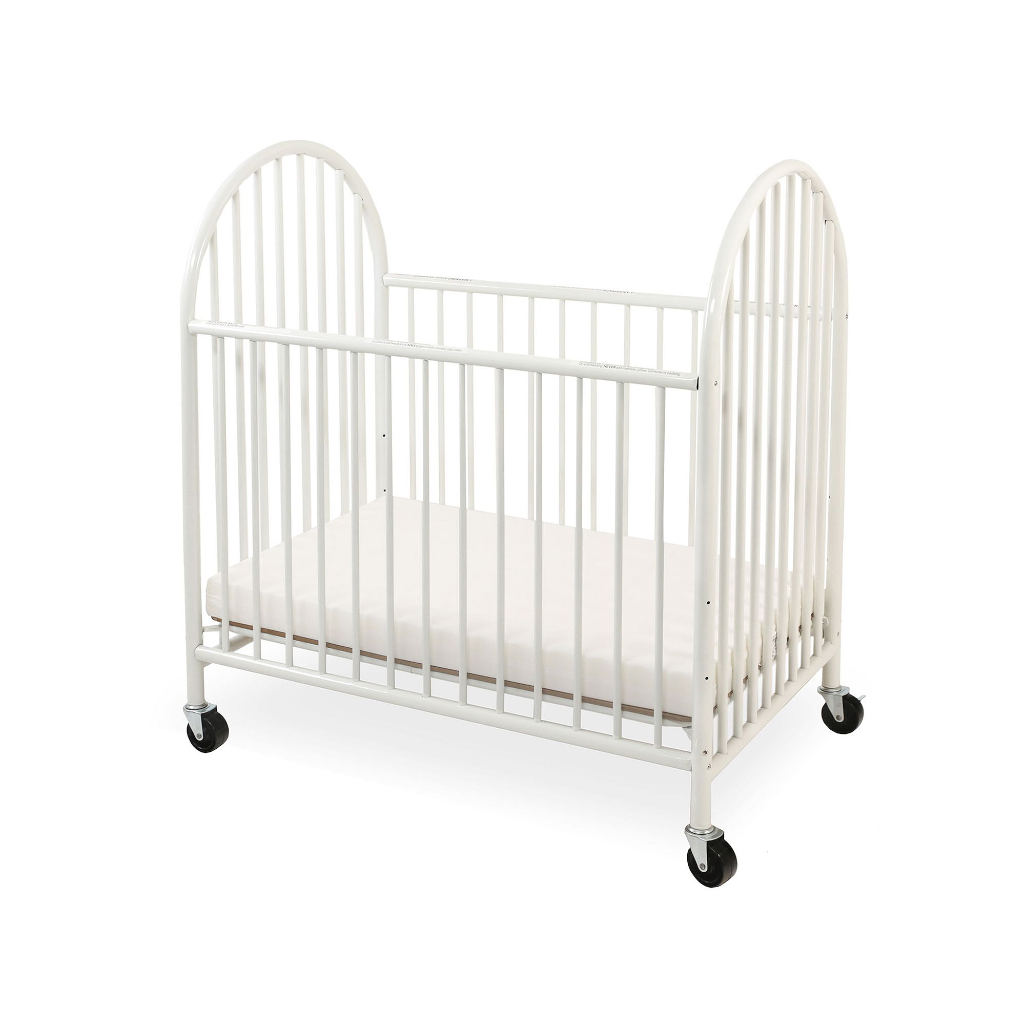 LA Baby Deluxe Compact Crib & Mattress, Multi