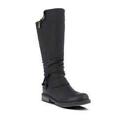 Womens Riding Leather Boots Shoes Kohl s