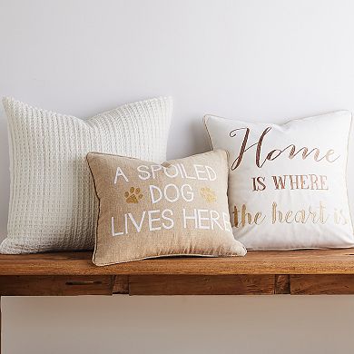 Levtex Home Angelica Linen Home Heart Tassel Pillow