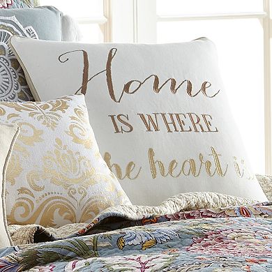 Levtex Home Angelica Linen Home Heart Tassel Pillow