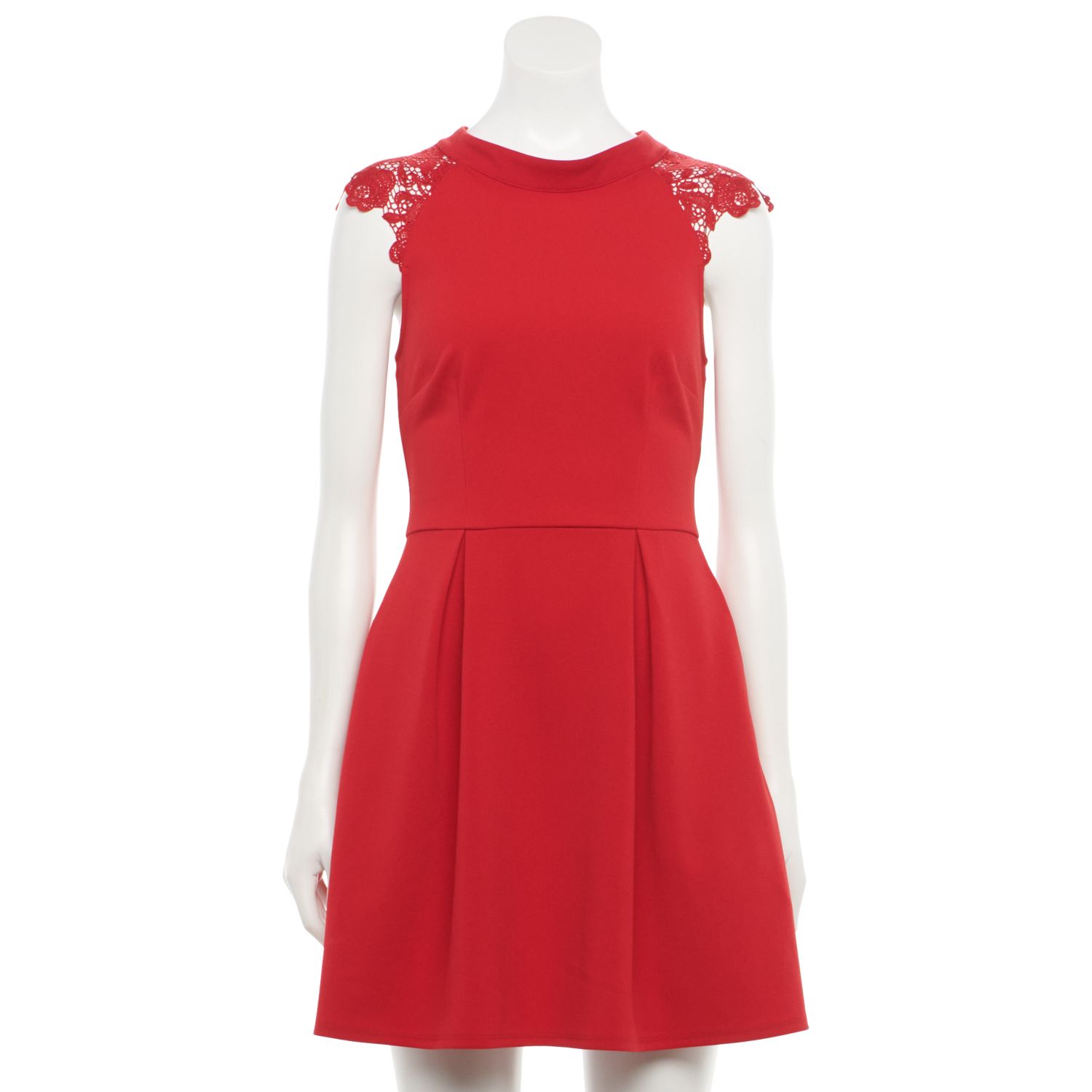 kohls womens red dresses