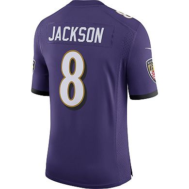 Men's Nike Lamar Jackson Purple Baltimore Ravens Speed Machine Limited Jersey