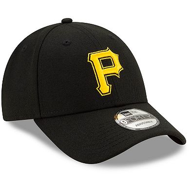 Men's New Era Black Pittsburgh Pirates Alternate 2 The League 9FORTY Adjustable Hat