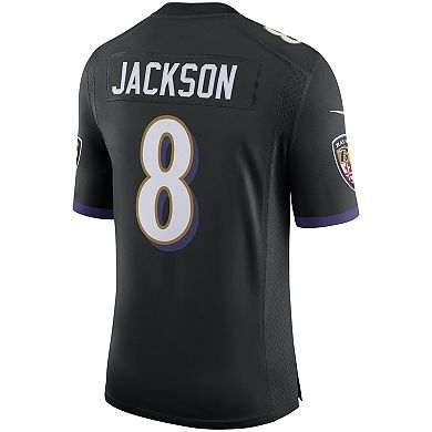 Men's Nike Lamar Jackson Black Baltimore Ravens Speed Machine Limited Jersey
