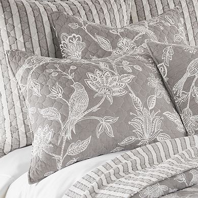 Levtex Home Tanzie Black Quilt Set and Shams