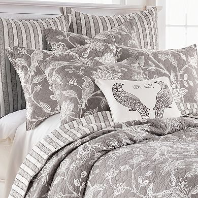 Levtex Home Tanzie Black Quilt Set and Shams