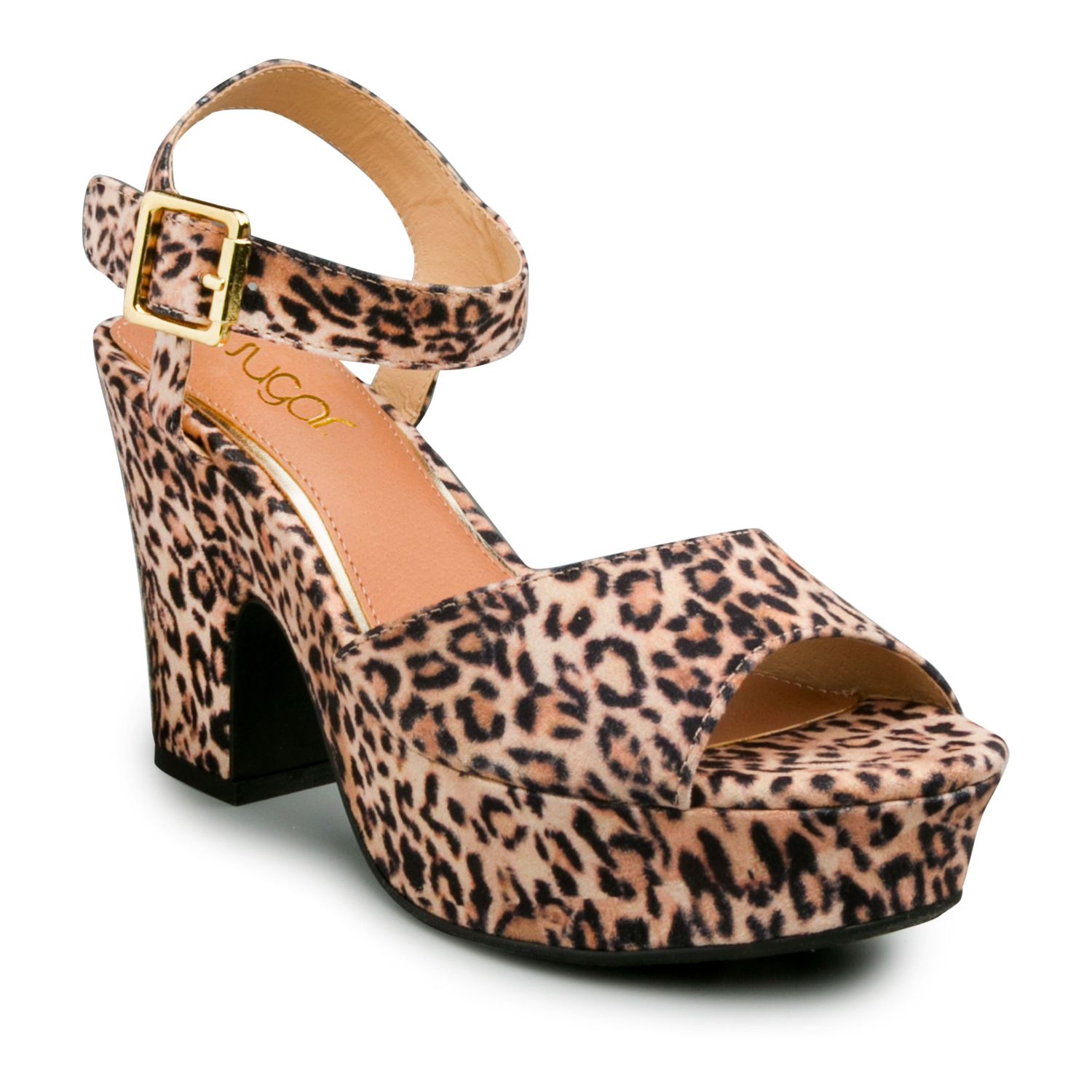 platform cheetah sandals