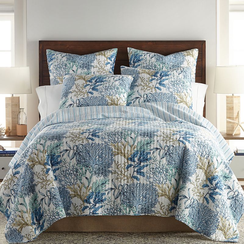 62461280 Levtex Home Mahina Quilt Set, Blue, Twin sku 62461280