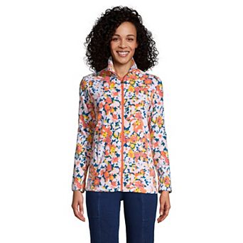Petite Lands' End Full Zip Fleece Jacket