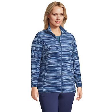 Plus Size Lands' End Full Zip Fleece Jacket