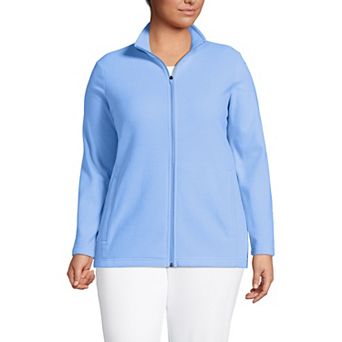 Plus Size Lands' End Full Zip Fleece Jacket