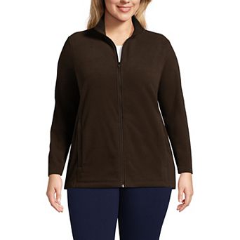 Plus Size Lands' End Full Zip Fleece Jacket