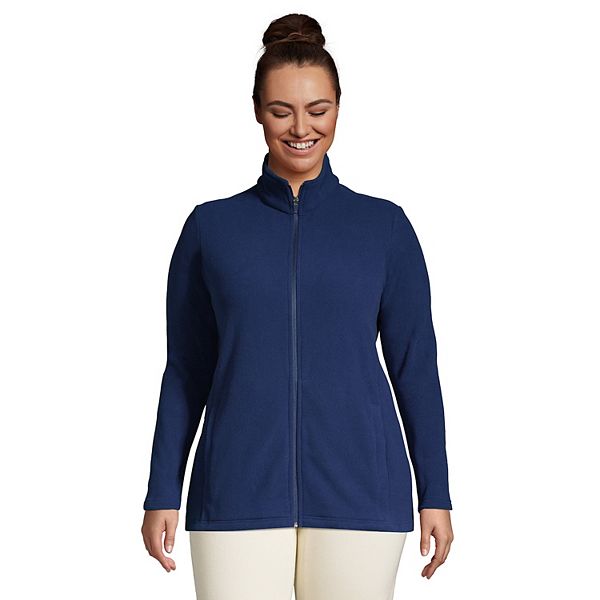 Plus Size Lands' End Full Zip Fleece Jacket