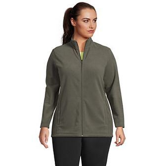 Plus Size Lands' End Full Zip Fleece Jacket