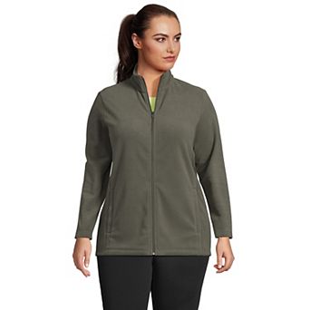 Plus Size Lands' End Full Zip Fleece Jacket