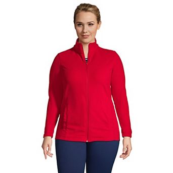 Plus Size Lands' End Full Zip Fleece Jacket