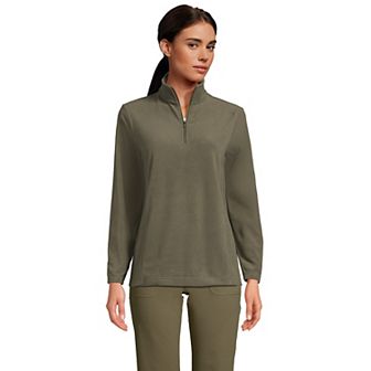 Petite Lands' End 1/4-Zip Fleece Pullover
