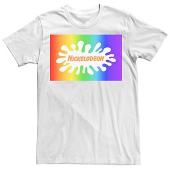 Adult Nickelodeon Pride Rainbow Gradient Logo Tee