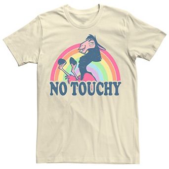 Disney's Emperor's New Groove Kuzco Rainbow No Touchy Adult Tee