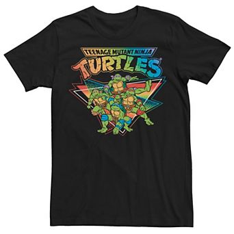 Adult Teenage Mutant Ninja Turtles Pride Rainbow Gradient Tee