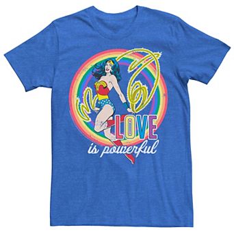 Adult DC Comics Pride Wonder Woman Love Is Powerful Tee