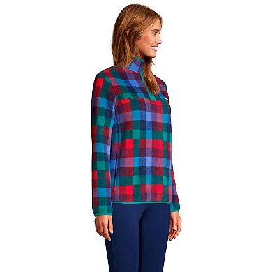 Petites' Lands' End Heritage Quarter-Snap Fleece Pullover