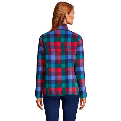 Petites' Lands' End Heritage Quarter-Snap Fleece Pullover