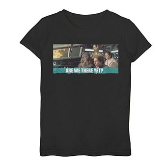 Girls 7-16 Star Wars Are We There Yet Meme Graphic Tee