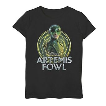 Disney's Artemis Fowl Girls 7-16 Holly Badge Graphic Tee