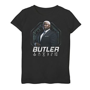 Disney's Artemis Fowl Girls 7-16 Butler Hero Graphic Tee