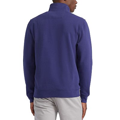 Men s Chaps Classic Fit Solid Fleece Quarter Zip Pullover