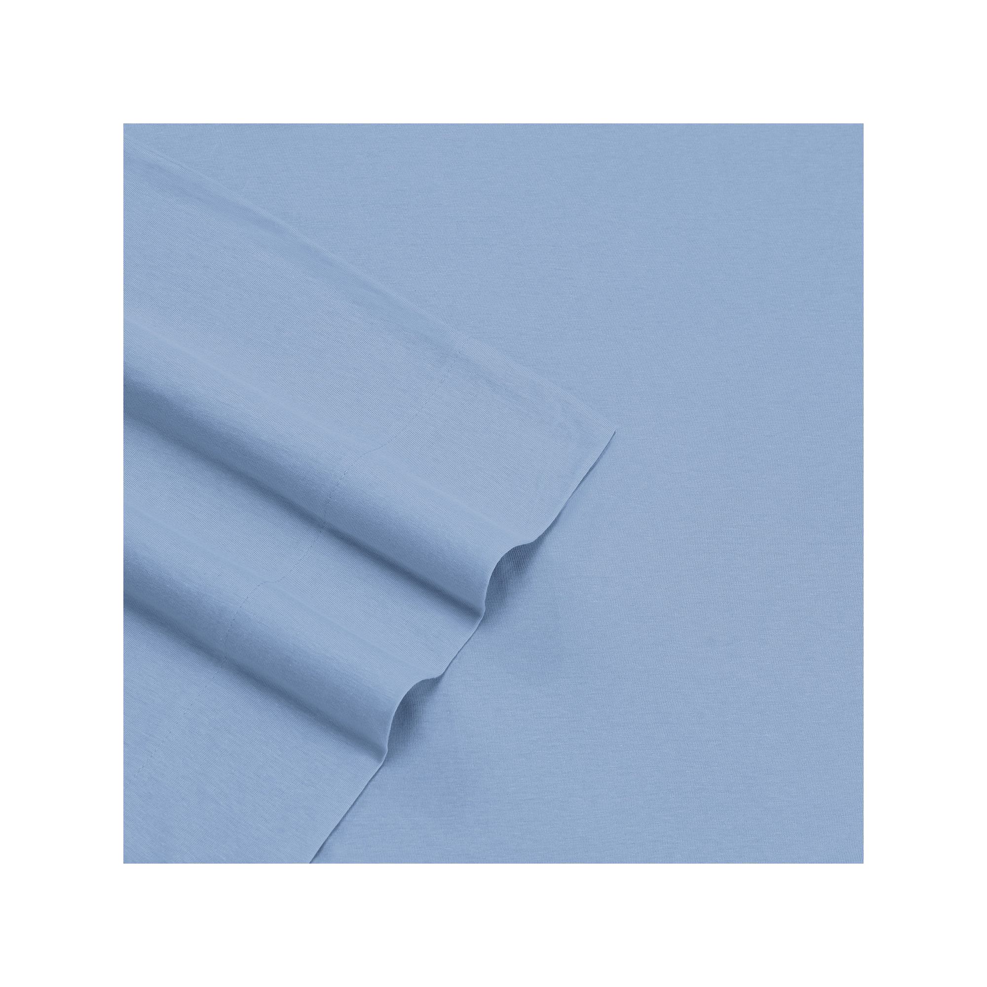 Eddie Bauer Jersey Knit Sheet Set, Dark Blue