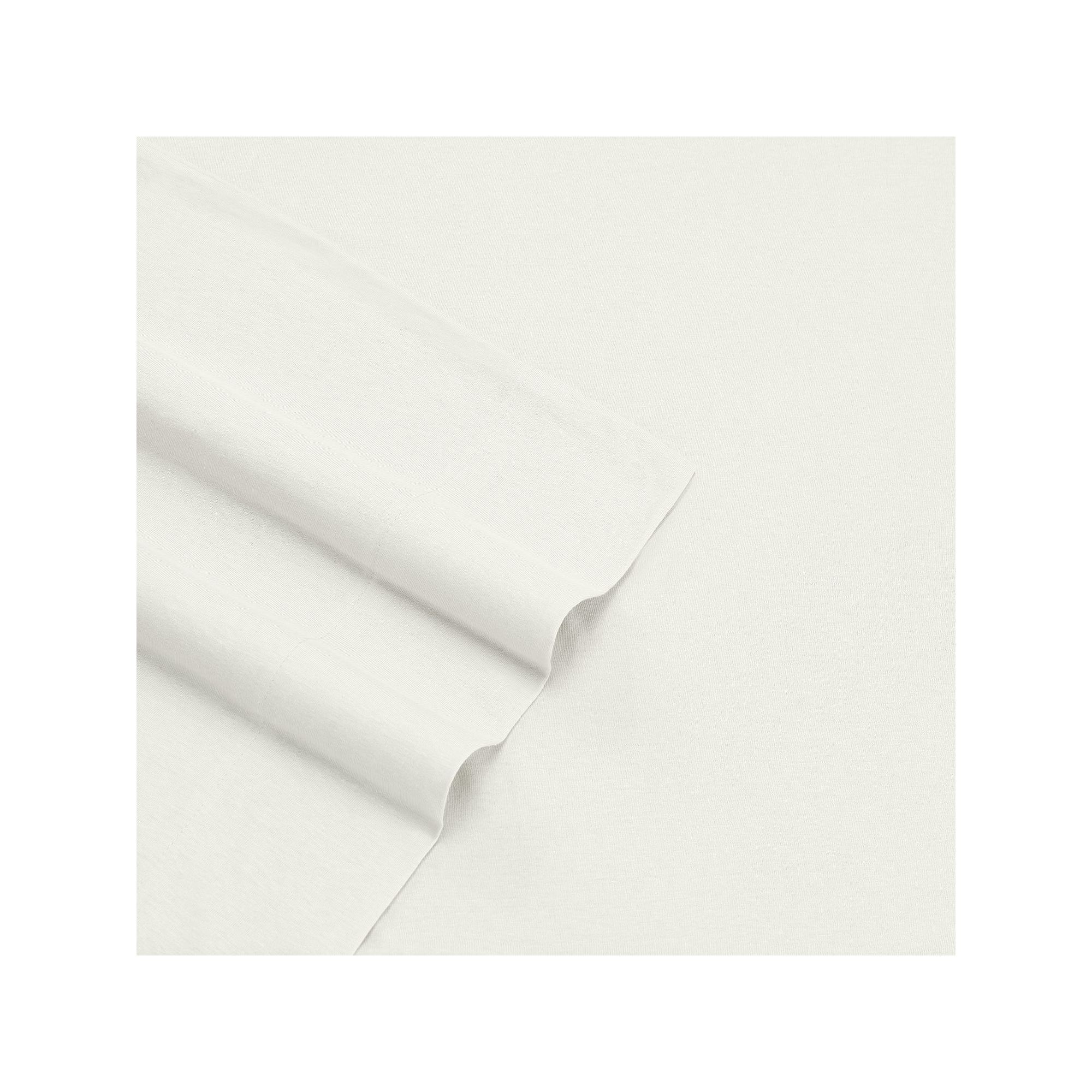 Eddie Bauer Jersey Knit Sheet Set, White