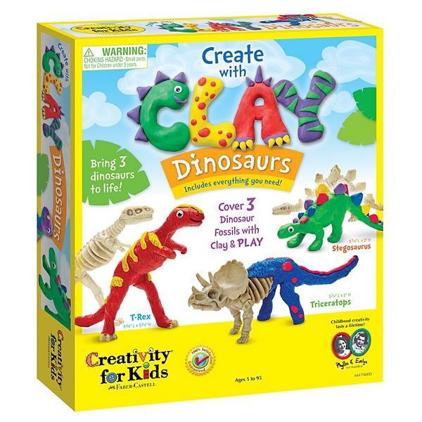 Creativity for Kids Create With Clay Dinosaurs - Multi