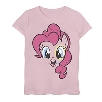 Girls 7-16 My Little Pony Pinkie Pie Big Face Graphic Tee