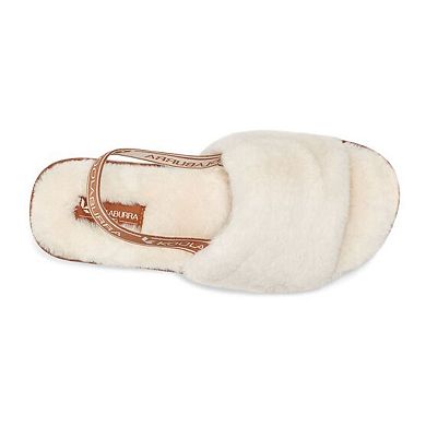 Koolaburra by UGG Fuzz'n II Women's Faux-Fur Slipper Sandals