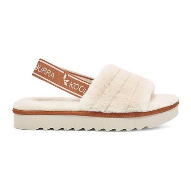 Koolaburra by UGG Fuzz'n II Women's Faux-Fur Slipper Sandals