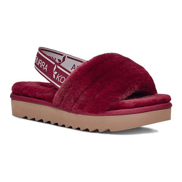 Koolaburra by UGG Fuzz n II Women s Faux Fur Slipper Sandals