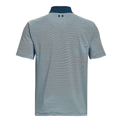 Men's Under Armour Striped Classic-Fit Performance Golf Polo