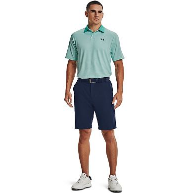 Men's Under Armour Striped Classic-Fit Performance Golf Polo