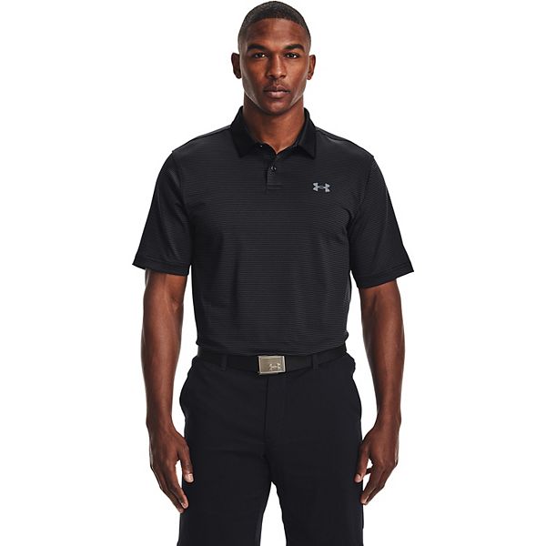 Men s Under Armour Striped Classic Fit Performance Golf Polo