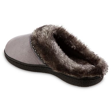 Women's isotoner Mallory Hoodback Slippers Made with Recycled Microsuede