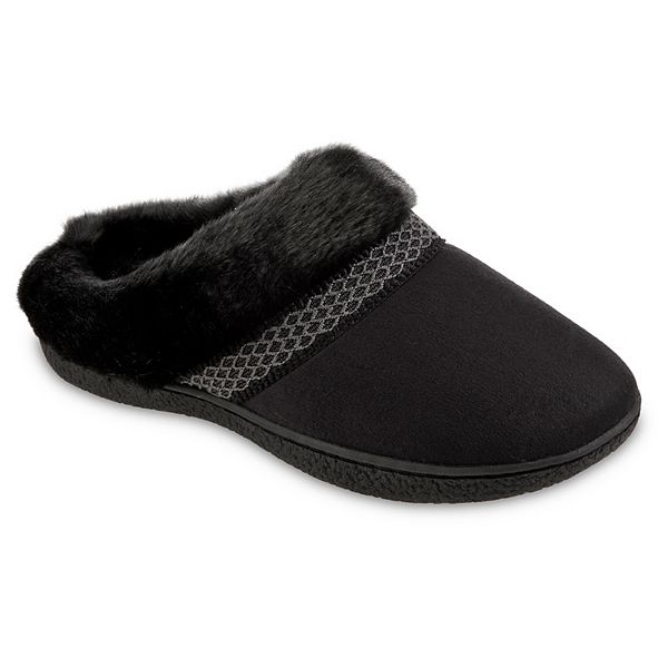 Women's isotoner Mallory Hoodback Slippers Made with Recycled Microsuede