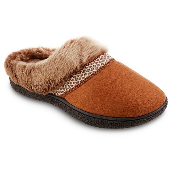 Women's isotoner Mallory Hoodback Slippers Made with Recycled Microsuede